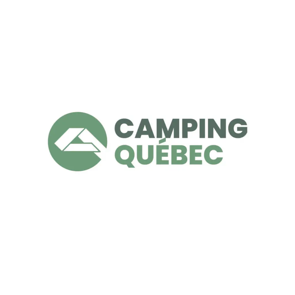 a logo with green text